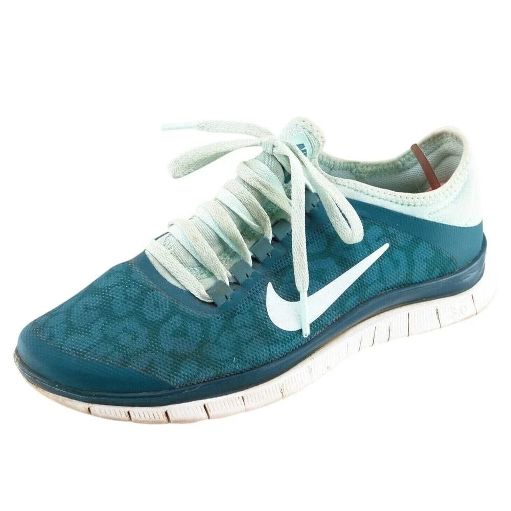 Nike Free 3.0 Women Size 6 M‎ Blue Running Mesh 579828303